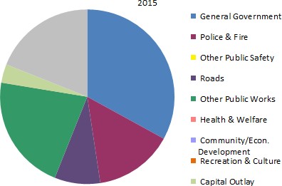 Where we spend our money (all government funds)